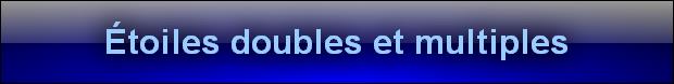 Étoiles doubles et multiples