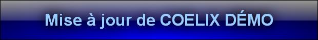 Mise à jour de COELIX DÉMO